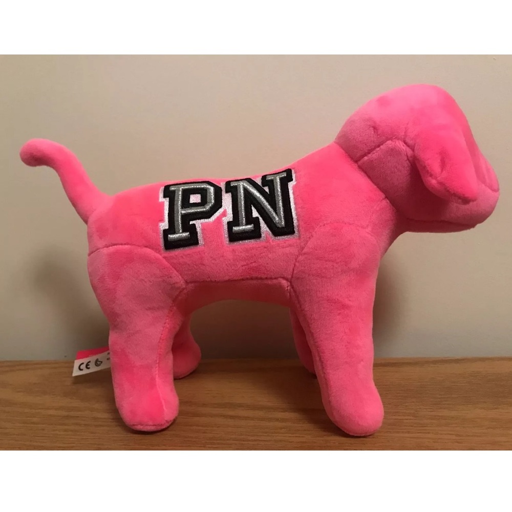 NEW Exclusive PINK Nation Cozy Plush Puppy Dog